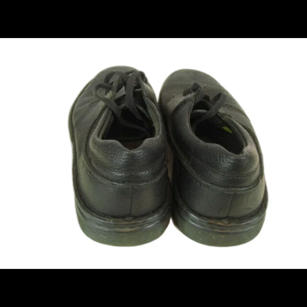 Mens Dr. Martens Hampshire Black Leather Slip Resistant Industrial Shoes sz 11M